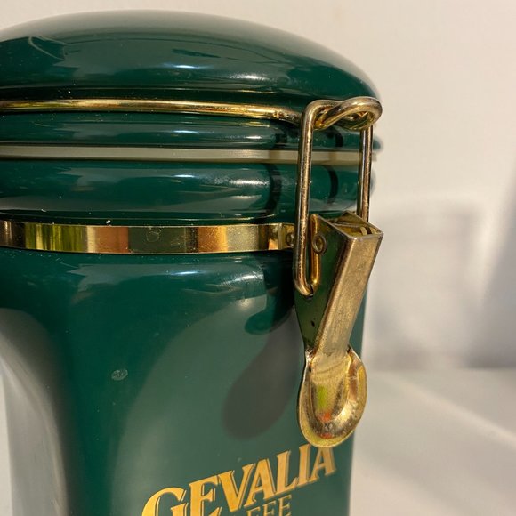 Kitchen Vintage Green Gevalia Kaffe Coffee Canister Poshmark